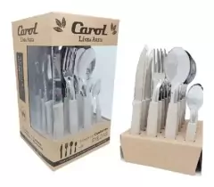 SET DE CUBIERTOS EN CAJA AREIA X16PIEZAS CAROL en internet