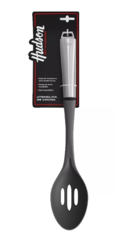 Cuchara Hudson Ranurada De Cocina Con Mango De acero inoxidable