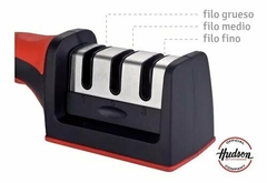 Afilador De Cuchillos 3 Tiempos Hudson Con Mango - comprar online