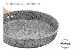 Sarten Granito Stone Aluminio Forjado 24cm Inducción Color Gris en internet