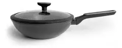 Wok Antiadherente 26 Cm Granito Negro Carol