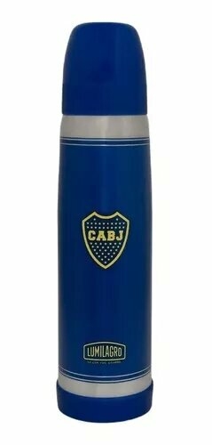 Termo Lumilagro Luminox Boca Juniors Acero Inoxidable 1 L