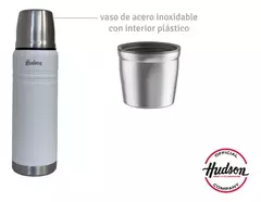 Termo Hudson 500 Ml Acero Blanco De Acero Inoxidable en internet