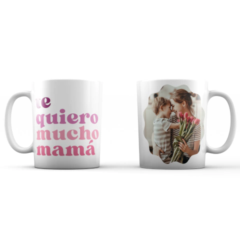 Taza Cerámica para Mamá - Frase + 1 Foto