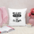 Almohadones de Lienzo Arpillera (sin relleno) con frases - comprar online