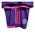 Kit Infantil Charlotte II - Adidas - Roxo com detalhes em azul e rosa - Peita dos Crias
