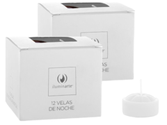 Vela de noche neutra x12