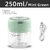 Cozinha picadora elétrica de alimentos mini triturador de alho usb portátil mo - buy online