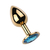 Plug Anal Redondo Dourado - Tamanho P na internet