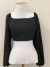 Cropped Manga Longa de Amarração - comprar online