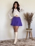 Saia Colegial Preguiada - Roxo