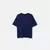 REMERA OVER LOGO AZUL