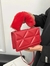 Bolso rojo peluche