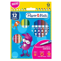 Marcador Delgado Paper Mate 12pzs
