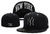 Boné Baseball Aba Reta Fechado New York NY - New Era MLB - Preto e Cinza 