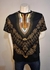 Camisa Afro Preta - Camilete arte em linhas