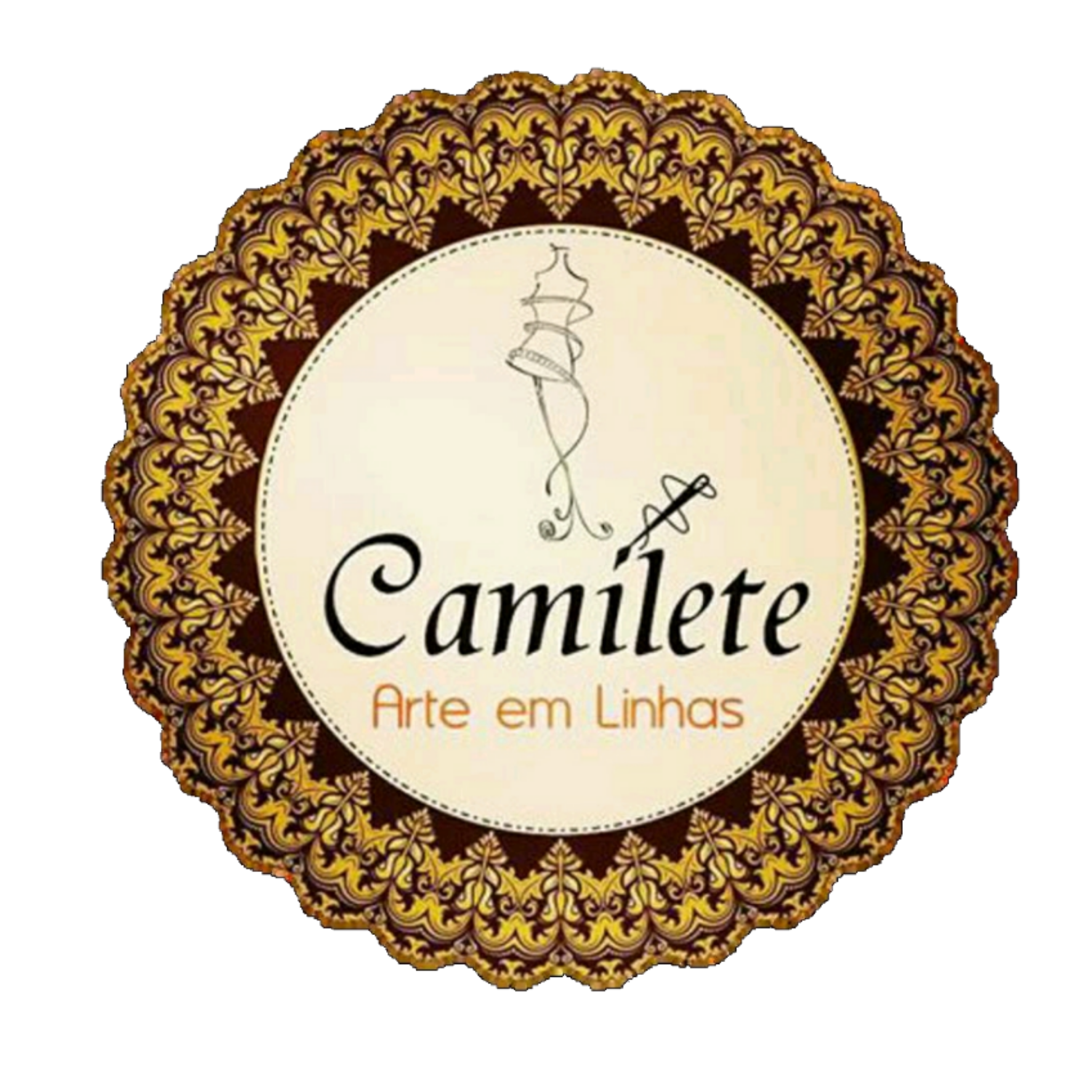 Camilete arte em linhas
