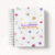 Caderno A5 Floral Colorido