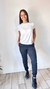 Remera JOY blanca en internet