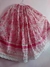 Roupa de Santo/Orixa Candomblé/Umbanda Saia, Pano da Costa e Pano de Cabeça Renda com Guipir Rosa com Branco - Domialer Artigos religiosos