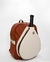 Mochila de ecocuero combinada Terra/Blanca - Neruxy