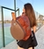 Mochila de ecocuero combinada Terra/Habano