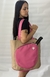 Cartera combinada Beige/Rosa chicle