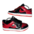 Dunk Low Preto e Vermelho Brilhante