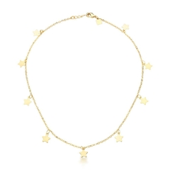 Choker Estrelas Lisas