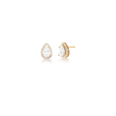 Brinco Gota Pequena Cristal