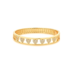 Bracelete Corações Cravejado