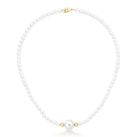 Choker Pérolas Shell