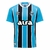 Camisa do Grêmio 2025/26 masculina, nas cores azul e preto com detalhes em branco.