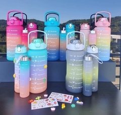 SET X3 BOTELLAS DEPORTIVAS - Mil y Un Deco