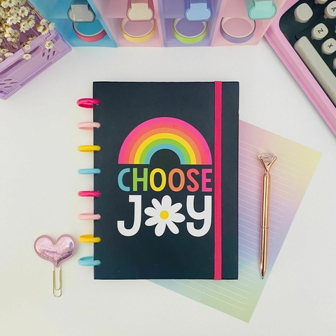 Caderno de Disco Arco-Íris