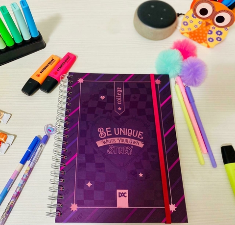 Caderno Wire-o Reposicionável Folha Preta