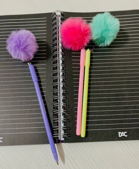 Caneta Esferográfica Pompom