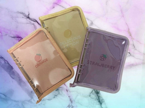 Fichário A5 Glitter frutinhas