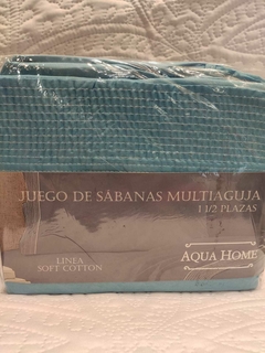 JUEGOS DE SABANAS AQUA HOME 1 1/2 - Blanquería CASA EDUARDO