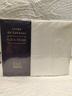 JUEGOS DE SABANAS AQUA HOME 1 1/2