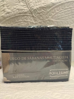 JUEGOS DE SABANAS AQUA HOME 1 1/2 - comprar online