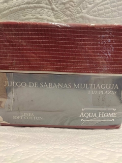 JUEGOS DE SABANAS AQUA HOME 1 1/2