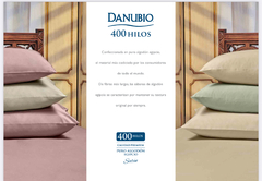SABANAS DANUBIO 400 HILOS - comprar online