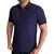 GOLA POLO ZIPER STAND - AZUL MARINHO