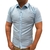CAMISA LINHO SELECT MC - AZUL