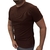 T-SHIRT BALY TEXTURIZADA - MARROM - comprar online