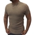 T-SHIRT GOLA V CLASS - BEGE