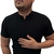 T-SHIRT GOLA V CLASS - PRETO - comprar online