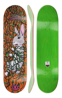 SHAPE ELEMENT TRAPPED SCHAAR 8.25 - Peças para skate, roupas e acessórios em Curitiba - Pá SKT