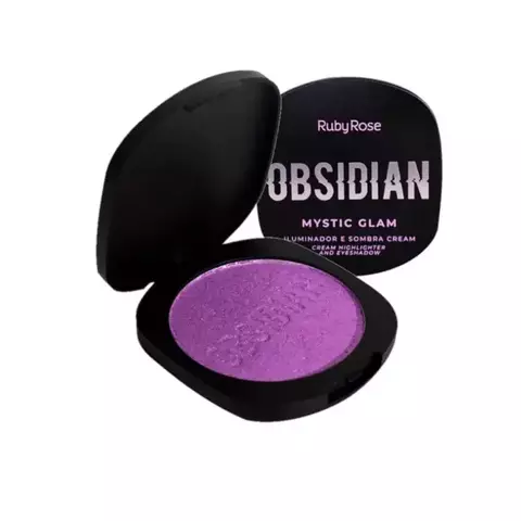 Iluminador e Sombra Cream Obsidian Emerald Amethyst